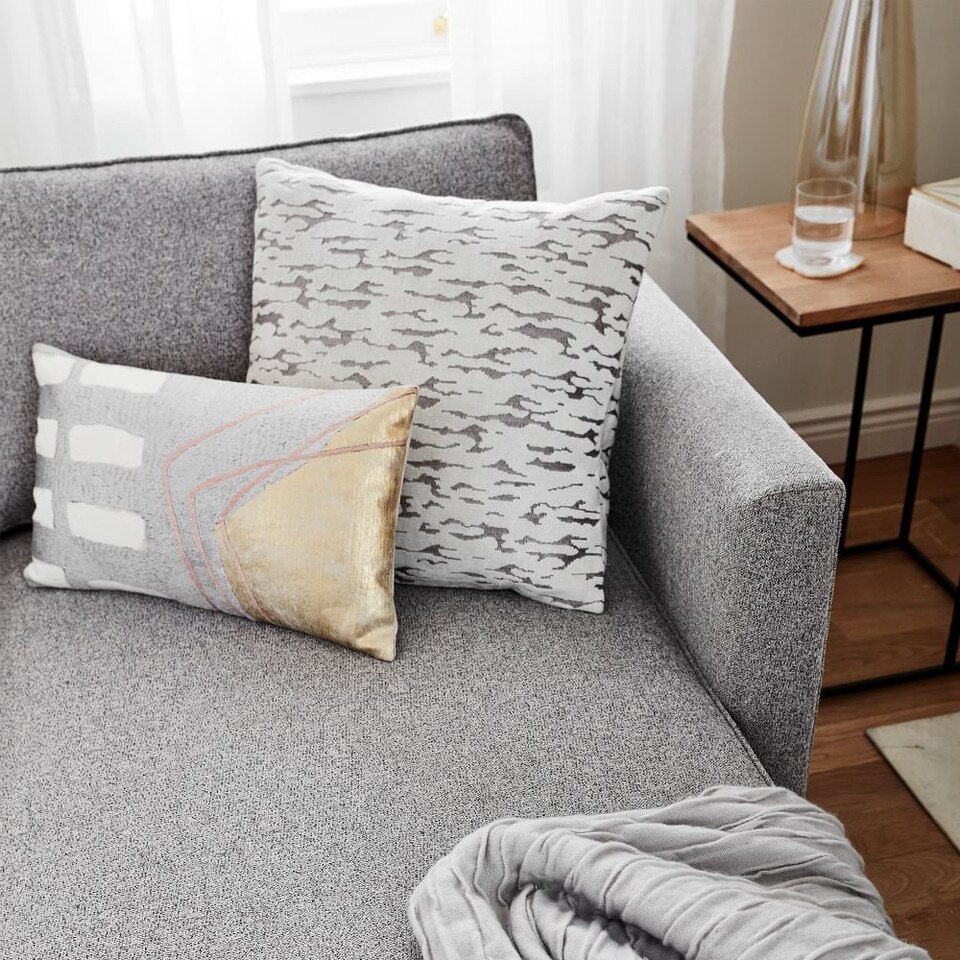 Distressed Cut Velvet Pillow Cover West Elm Australia